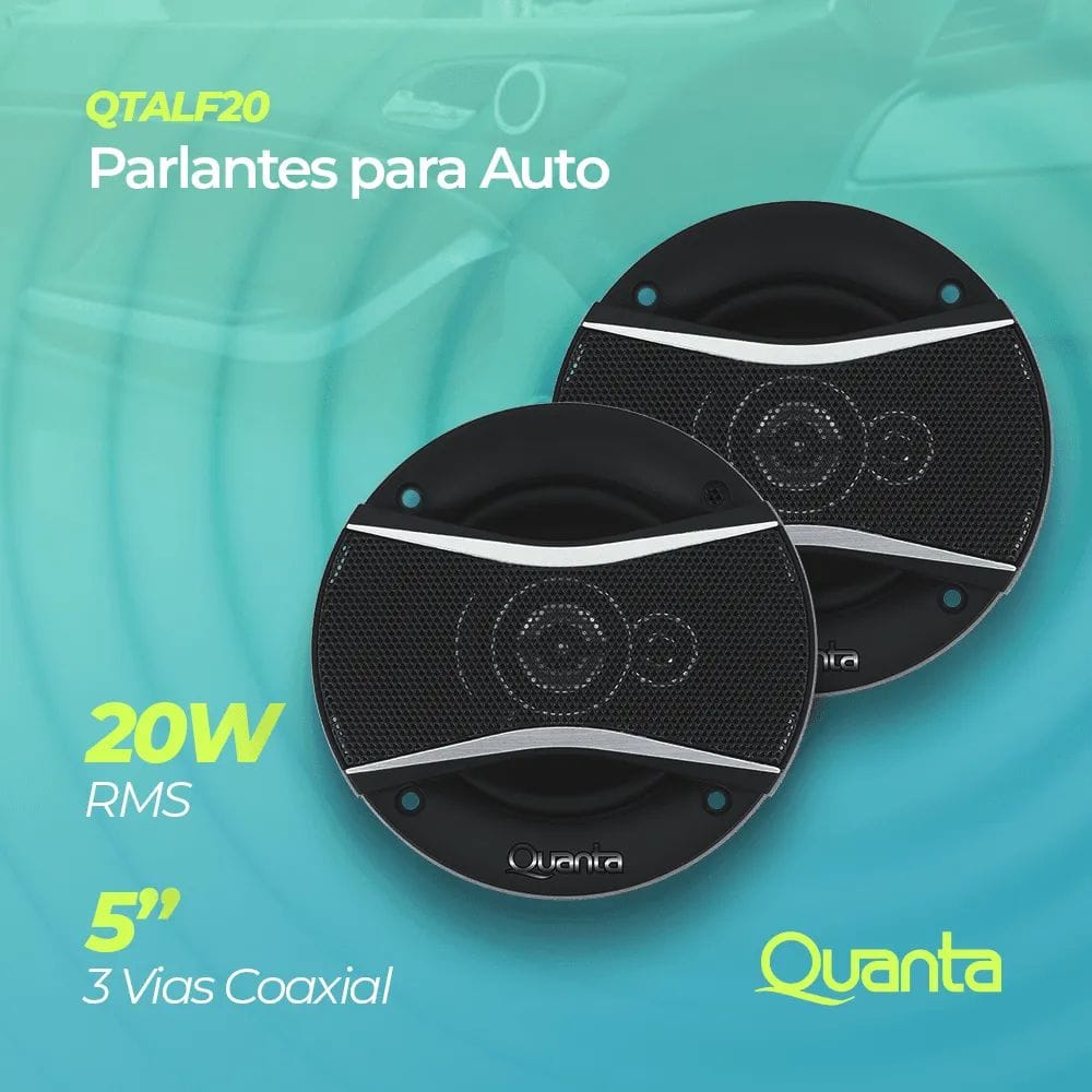 Parlante Quanta 3 Vías Coaxial 20W QTALF20