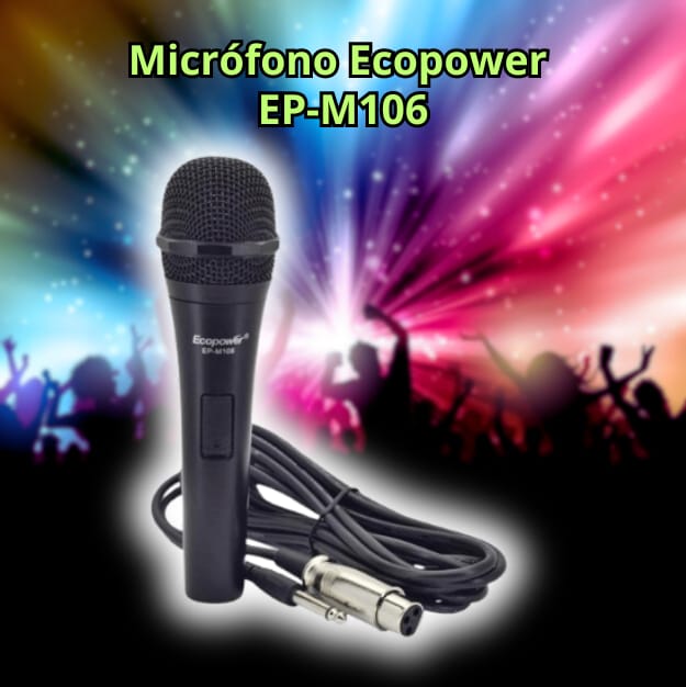 Micrófono Alámbrico Ecopower EP-M106