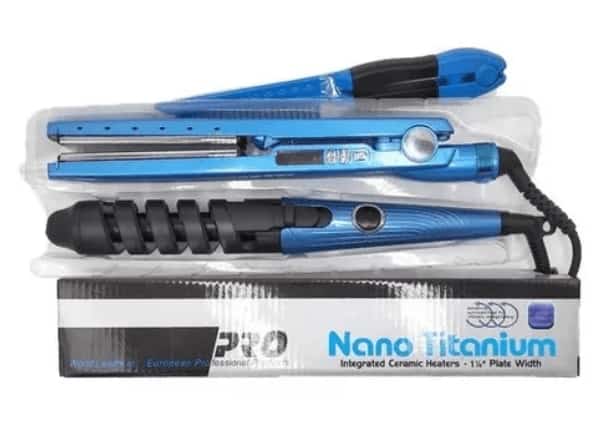 Planchita 3 en 1 Nano Titanium 